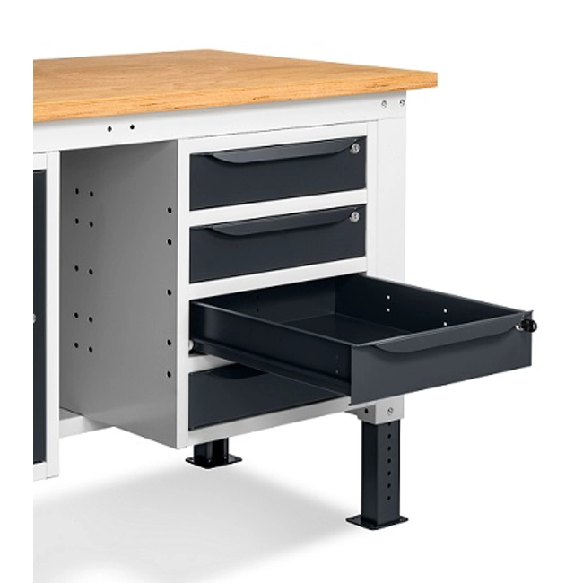 Vendita online Banco Work Up 1505 piano Multiplex mm.1500x750x732/1107H - Grigio RAL7035+RAL7016
